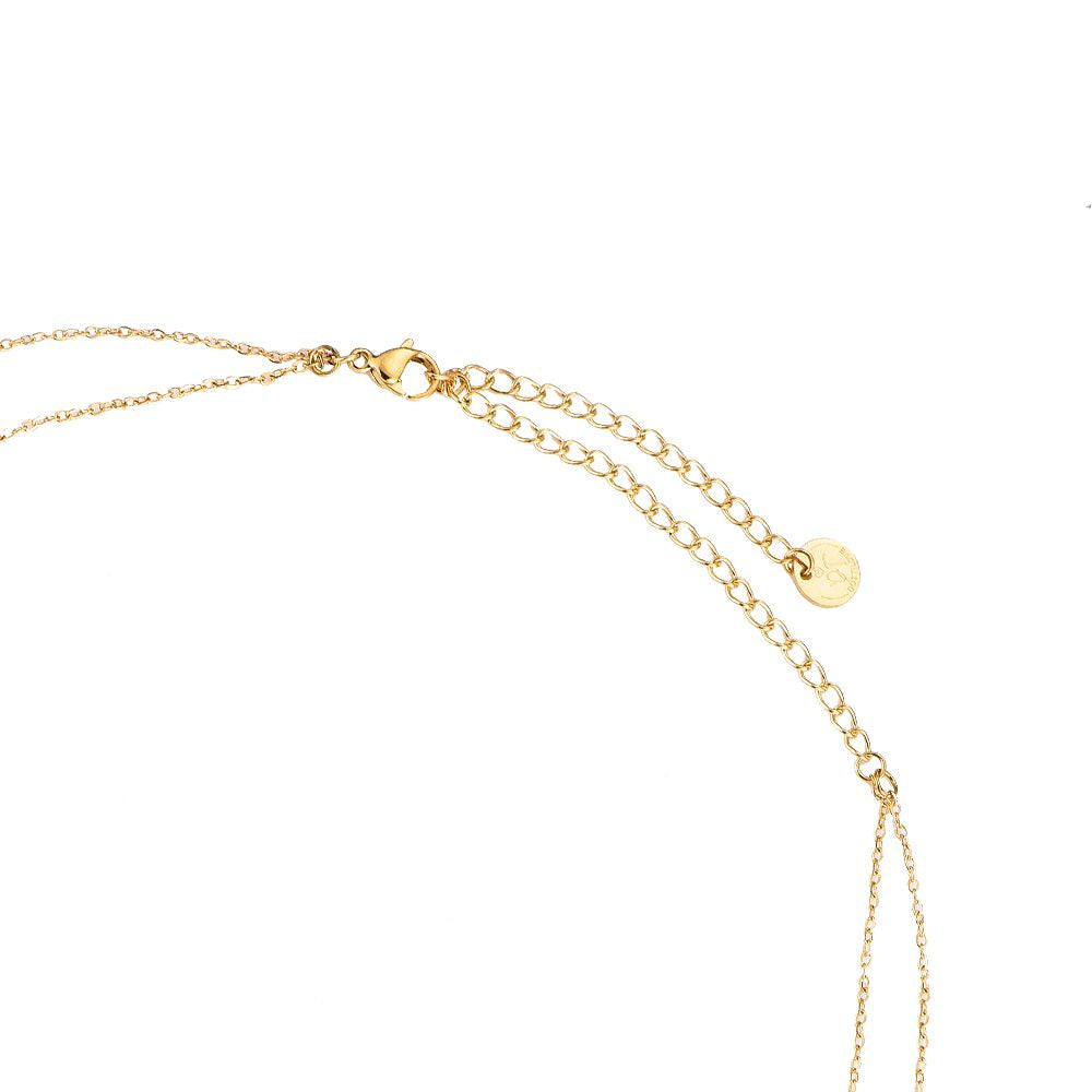 Aegle 2 Layer Kette 14K vergoldet