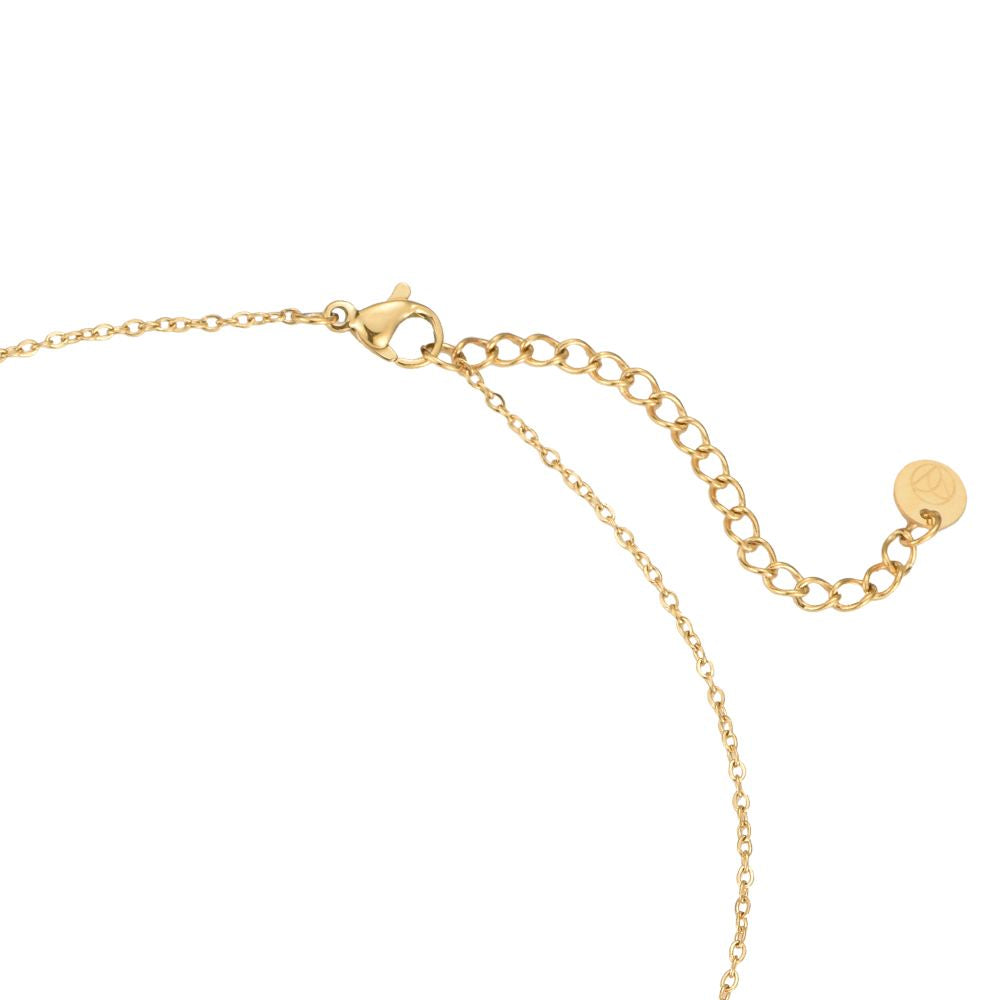 Jannes 2 Leaves Kette 14K vergoldet