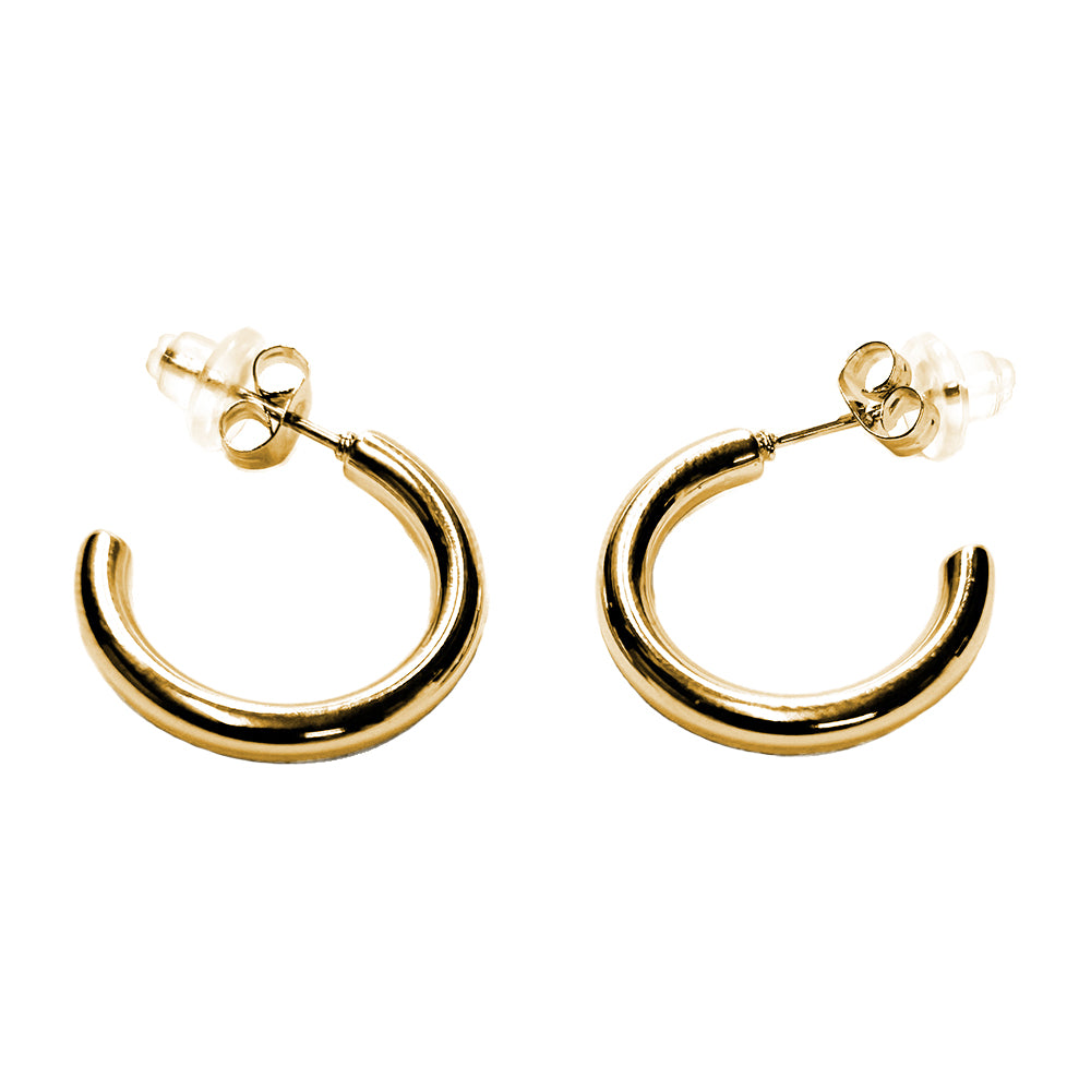 20mm Simple Hoop Ohrringe 14K vergoldet