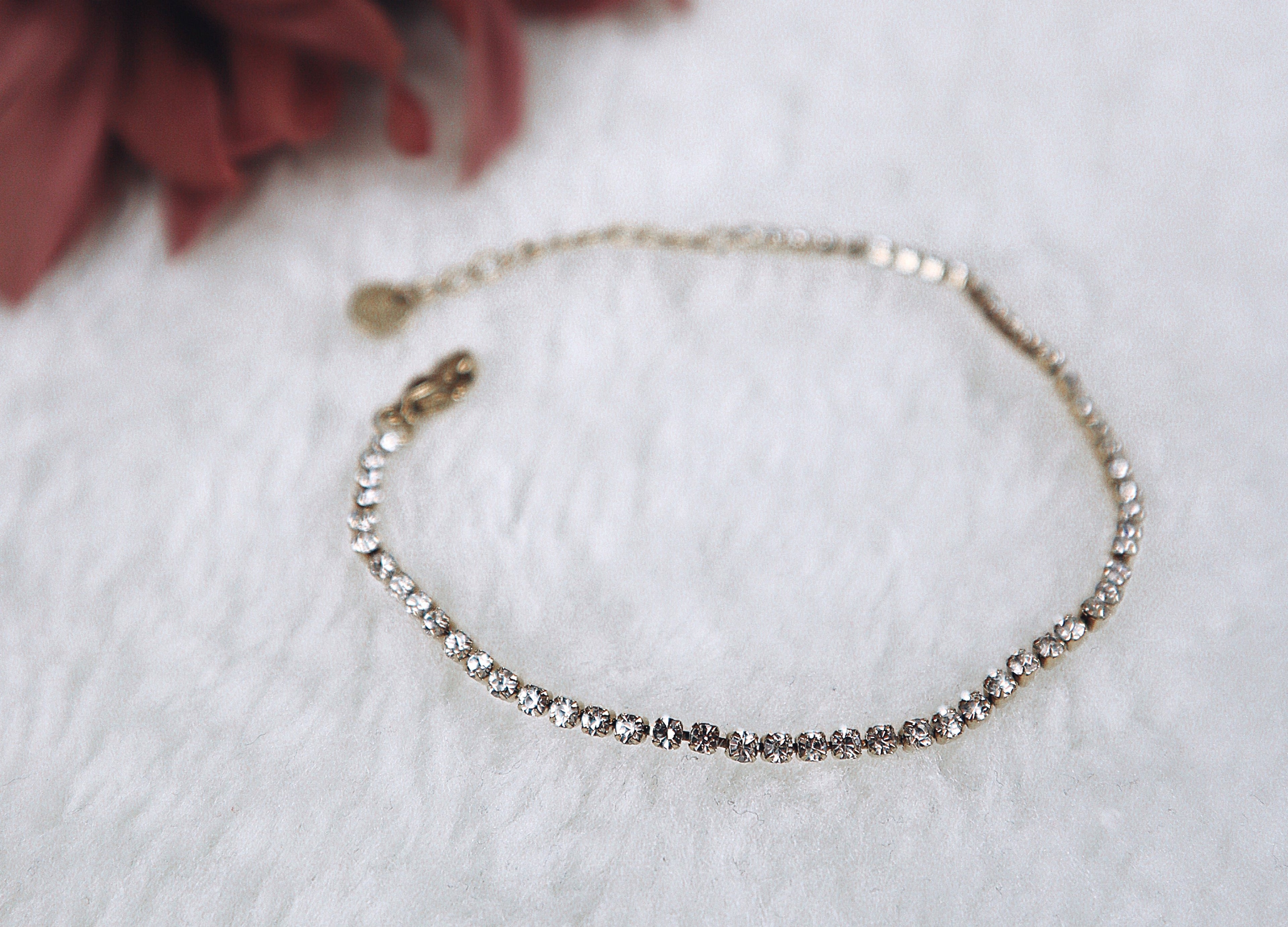 Fine Tennis Armband 14K vergoldet